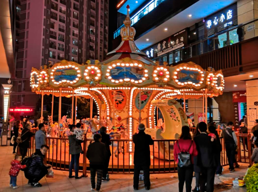 fabricantes juegos mecanicos — A large amusement park construction company with business all over
